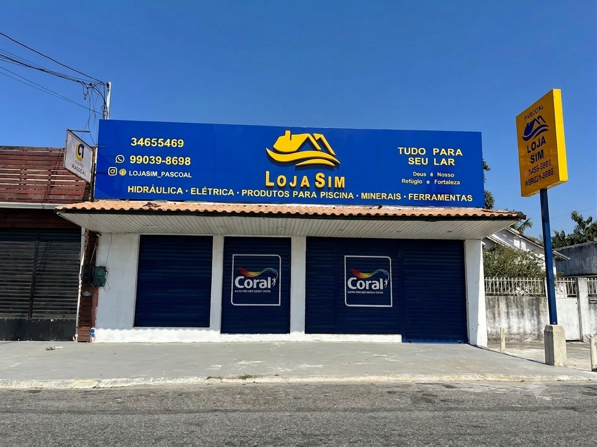 Fachada da Loja Sim em Magalhães Bastos, Rio de Janeiro